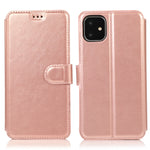 Custodia in pelle con chiusura magnetica per iPhone 12 e 12 Pro