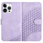 YX0060 Custodia in pelle per telefono con testa di elefante in rilievo con cordino, For iPhone 13 Pro Max, For iPhone 13 Pro, For iPhone 13