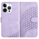 YX0060 Custodia in pelle per telefono con testa di elefante in rilievo con cordino, For iPhone 13 Pro Max, For iPhone 13 Pro, For iPhone 13