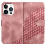 YX0060 Custodia in pelle per telefono con testa di elefante in rilievo con cordino, For iPhone 13 Pro Max, For iPhone 13 Pro, For iPhone 13