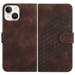 YX0060 Custodia in pelle per telefono con testa di elefante in rilievo con cordino, For iPhone 13 Pro Max, For iPhone 13 Pro, For iPhone 13