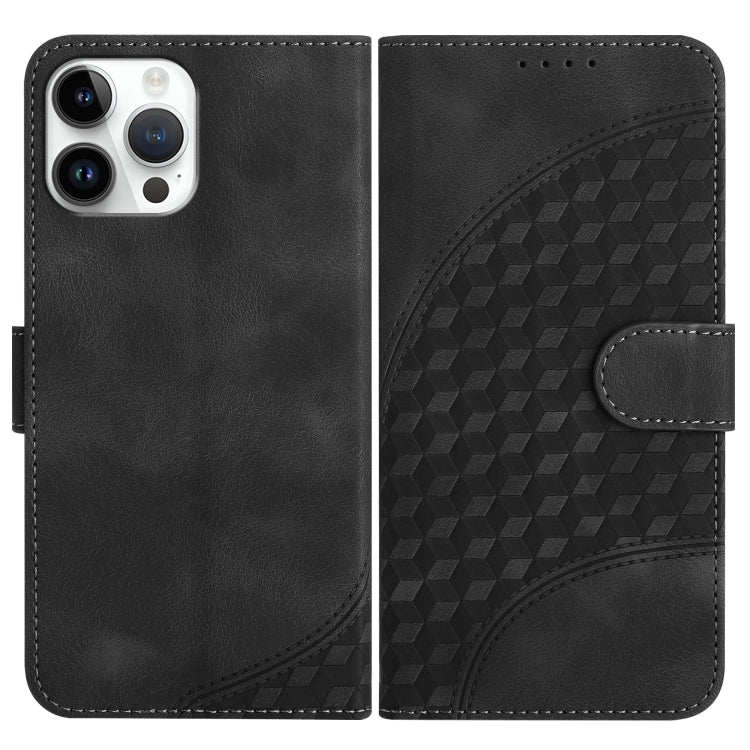 YX0060 Custodia in pelle per telefono con testa di elefante in rilievo con cordino, For iPhone 13 mini, For iPhone 12/12 Pro, For iPhone 12 Pro Max