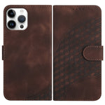 YX0060 Custodia in pelle per telefono con testa di elefante in rilievo con cordino, For iPhone 13 mini, For iPhone 12/12 Pro, For iPhone 12 Pro Max