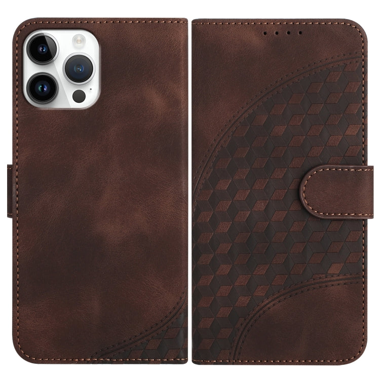 YX0060 Custodia in pelle per telefono con testa di elefante in rilievo con cordino, For iPhone 13 mini, For iPhone 12/12 Pro, For iPhone 12 Pro Max