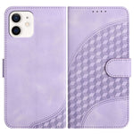 YX0060 Custodia in pelle per telefono con testa di elefante in rilievo con cordino, For iPhone 12 mini, For iPhone 11 Pro Max, For iPhone 11