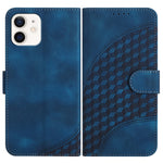 YX0060 Custodia in pelle per telefono con testa di elefante in rilievo con cordino, For iPhone 12 mini, For iPhone 11 Pro Max, For iPhone 11