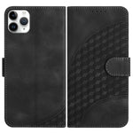 YX0060 Custodia in pelle per telefono con testa di elefante in rilievo con cordino, For iPhone 12 mini, For iPhone 11 Pro Max, For iPhone 11