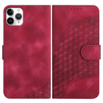 YX0060 Custodia in pelle per telefono con testa di elefante in rilievo con cordino, For iPhone 12 mini, For iPhone 11 Pro Max, For iPhone 11