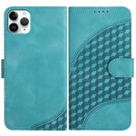 YX0060 Custodia in pelle per telefono con testa di elefante in rilievo con cordino, For iPhone 12 mini, For iPhone 11 Pro Max, For iPhone 11