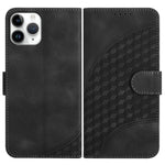 YX0060 Custodia in pelle per telefono con testa di elefante in rilievo con cordino, For iPhone 11 Pro, For iPhone XS / X, For iPhone XR