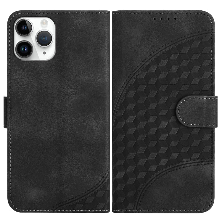 YX0060 Custodia in pelle per telefono con testa di elefante in rilievo con cordino, For iPhone 11 Pro, For iPhone XS / X, For iPhone XR