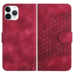 YX0060 Custodia in pelle per telefono con testa di elefante in rilievo con cordino, For iPhone 11 Pro, For iPhone XS / X, For iPhone XR