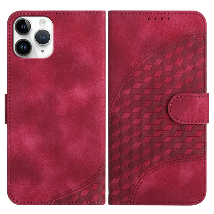 YX0060 Custodia in pelle per telefono con testa di elefante in rilievo con cordino, For iPhone 11 Pro, For iPhone XS / X, For iPhone XR