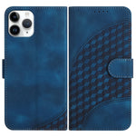 YX0060 Custodia in pelle per telefono con testa di elefante in rilievo con cordino, For iPhone 11 Pro, For iPhone XS / X, For iPhone XR