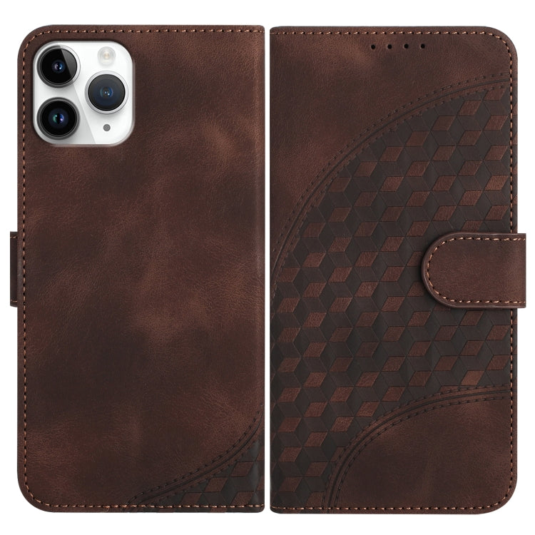 YX0060 Custodia in pelle per telefono con testa di elefante in rilievo con cordino, For iPhone 11 Pro, For iPhone XS / X, For iPhone XR