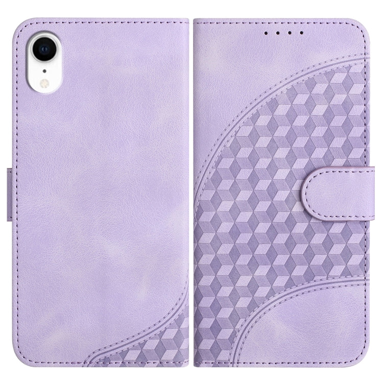 YX0060 Custodia in pelle per telefono con testa di elefante in rilievo con cordino, For iPhone 11 Pro, For iPhone XS / X, For iPhone XR
