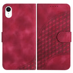 YX0060 Custodia in pelle per telefono con testa di elefante in rilievo con cordino, For iPhone 11 Pro, For iPhone XS / X, For iPhone XR