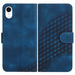 YX0060 Custodia in pelle per telefono con testa di elefante in rilievo con cordino, For iPhone 11 Pro, For iPhone XS / X, For iPhone XR