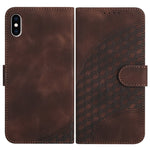 YX0060 Custodia in pelle per telefono con testa di elefante in rilievo con cordino, For iPhone XS Max, For iPhone 8 Plus / 7 Plus