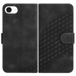 YX0060 Custodia in pelle per telefono con testa di elefante in rilievo con cordino, For iPhone 17e / 16e, For iPhone 17 Pro Max, For iPhone 17 Pro