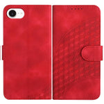 YX0060 Custodia in pelle per telefono con testa di elefante in rilievo con cordino, For iPhone 17e / 16e, For iPhone 17 Pro Max, For iPhone 17 Pro