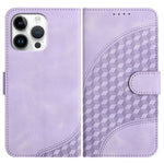 YX0060 Custodia in pelle per telefono con testa di elefante in rilievo con cordino, For iPhone 17, For iPhone Air, For iPhone 16 Pro Max