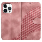YX0060 Custodia in pelle per telefono con testa di elefante in rilievo con cordino, For iPhone 17, For iPhone Air, For iPhone 16 Pro Max