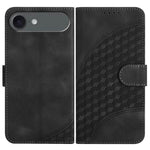 YX0060 Custodia in pelle per telefono con testa di elefante in rilievo con cordino, For iPhone 17, For iPhone Air, For iPhone 16 Pro Max