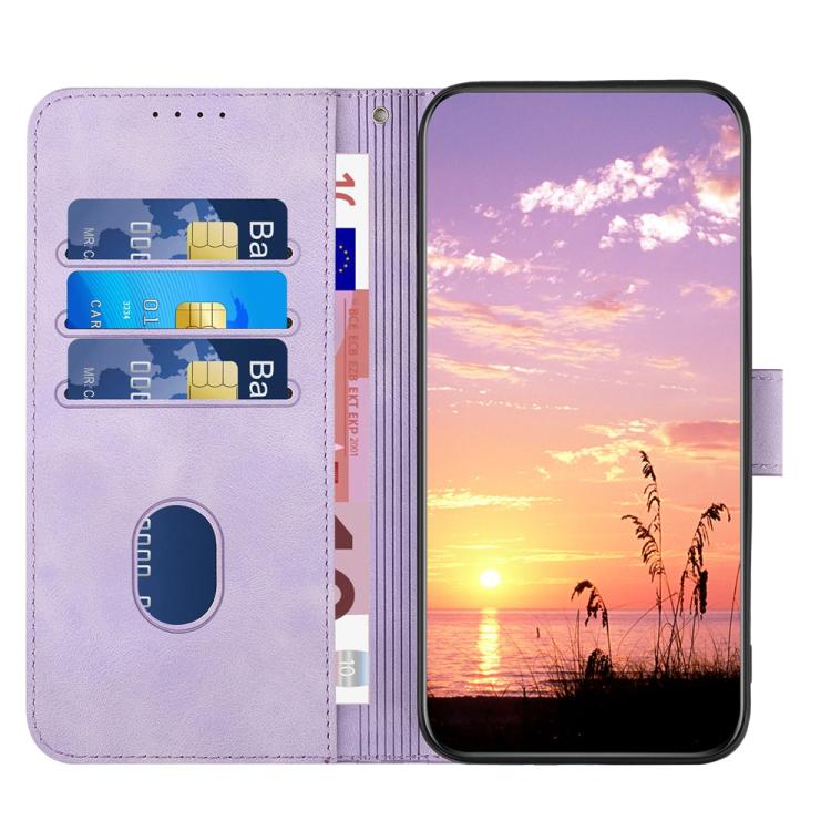 YX0060 Custodia in pelle per telefono con testa di elefante in rilievo con cordino, For iPhone 17, For iPhone Air, For iPhone 16 Pro Max