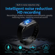Braccialetto elettronico con registrazione intelligente per la riduzione del rumore JNN D5 HD, 8GB, 16GB, 32GB, 64GB, 128GB, 256GB