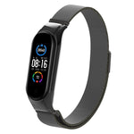 Cinturino in acciaio inossidabile magnetico tinta unita Milano, For Xiaomi Mi Band 5