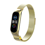 Cinturino in acciaio inossidabile magnetico tinta unita Milano, For Xiaomi Mi Band 5