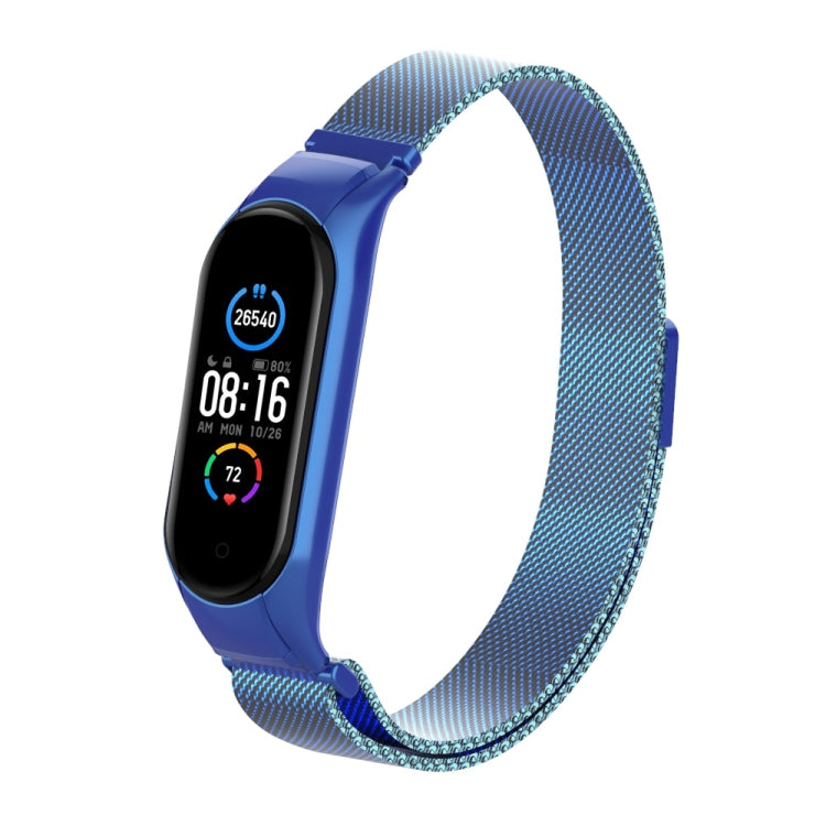 Cinturino in acciaio inossidabile magnetico tinta unita Milano, For Xiaomi Mi Band 5