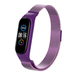Cinturino in acciaio inossidabile magnetico tinta unita Milano, For Xiaomi Mi Band 5