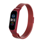 Cinturino in acciaio inossidabile magnetico tinta unita Milano, For Xiaomi Mi Band 5