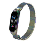 Cinturino in acciaio inossidabile magnetico tinta unita Milano, For Xiaomi Mi Band 5
