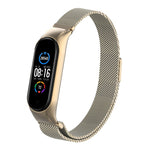 Cinturino in acciaio inossidabile magnetico tinta unita Milano, For Xiaomi Mi Band 5