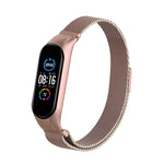 Cinturino in acciaio inossidabile magnetico tinta unita Milano, For Xiaomi Mi Band 5