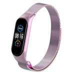 Cinturino in acciaio inossidabile magnetico tinta unita Milano, For Xiaomi Mi Band 5
