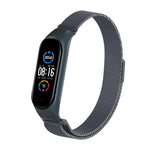 Cinturino in acciaio inossidabile magnetico tinta unita Milano, For Xiaomi Mi Band 5