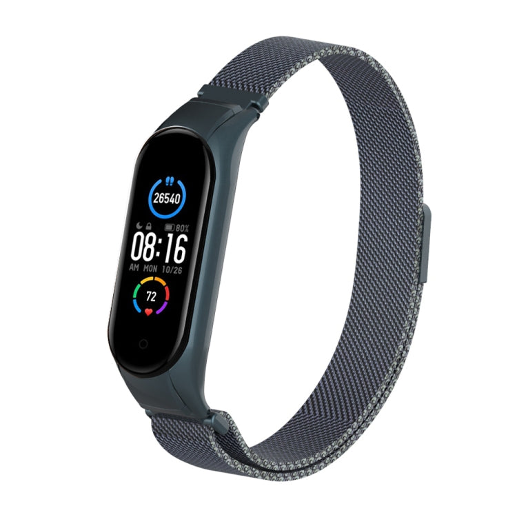 Cinturino in acciaio inossidabile magnetico tinta unita Milano, For Xiaomi Mi Band 5