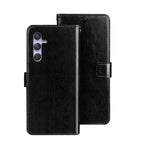 idewei Custodia per telefono in pelle con texture Crazy Horse con supporto, For Samsung Galaxy A25 5G, For Samsung Galaxy S23 FE 5G