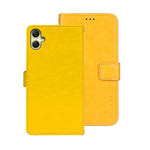 idewei Custodia per telefono in pelle con texture Crazy Horse con supporto, For Samsung Galaxy A05 4G, For Samsung Galaxy A05s 4G, For Samsung Galaxy M34 5G / F34 5G