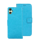 idewei Custodia per telefono in pelle con texture Crazy Horse con supporto, For Samsung Galaxy A05 4G, For Samsung Galaxy A05s 4G, For Samsung Galaxy M34 5G / F34 5G