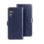 idewei Custodia per telefono in pelle con texture Crazy Horse con supporto, For Samsung Galaxy A05 4G, For Samsung Galaxy A05s 4G, For Samsung Galaxy M34 5G / F34 5G