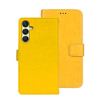 idewei Custodia per telefono in pelle con texture Crazy Horse con supporto, For Samsung Galaxy A25 5G, For Samsung Galaxy S23 FE 5G