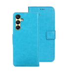 idewei Custodia per telefono in pelle con texture Crazy Horse con supporto, For Samsung Galaxy A25 5G, For Samsung Galaxy S23 FE 5G