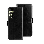 idewei Custodia per telefono in pelle con texture Crazy Horse con supporto, For Samsung Galaxy A25 5G, For Samsung Galaxy S23 FE 5G