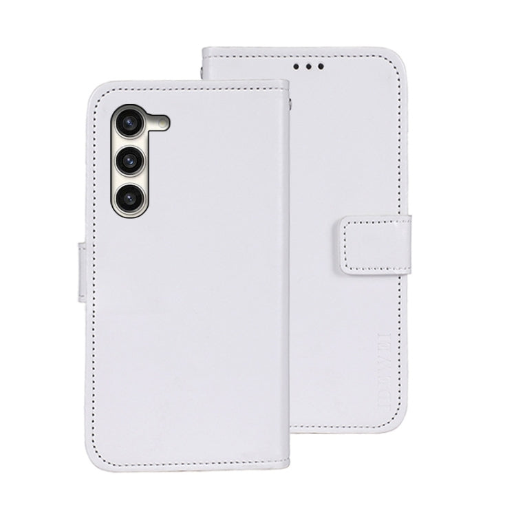 idewei Custodia per telefono in pelle con texture Crazy Horse con supporto, For Samsung Galaxy S24 Ultra 5G, For Samsung Galaxy S24+ 5G, For Samsung Galaxy S24 5G