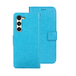 idewei Custodia per telefono in pelle con texture Crazy Horse con supporto, For Samsung Galaxy S24 Ultra 5G, For Samsung Galaxy S24+ 5G, For Samsung Galaxy S24 5G